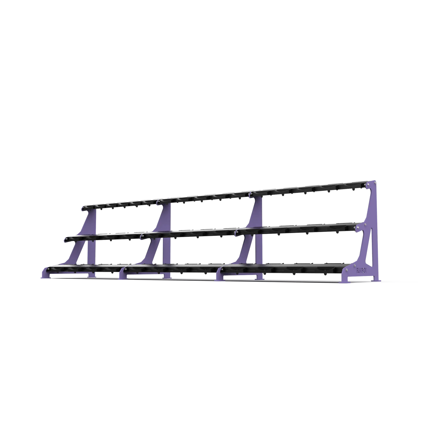BLK BOX Premium 3 Tier Dumbbell Rack 40kg Purple Lilac