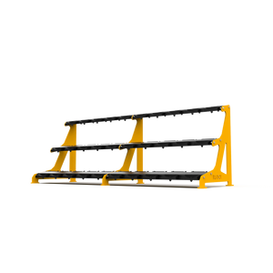 BLK BOX Premium 3 Tier Dumbbell Rack Golden Yellow 30kg