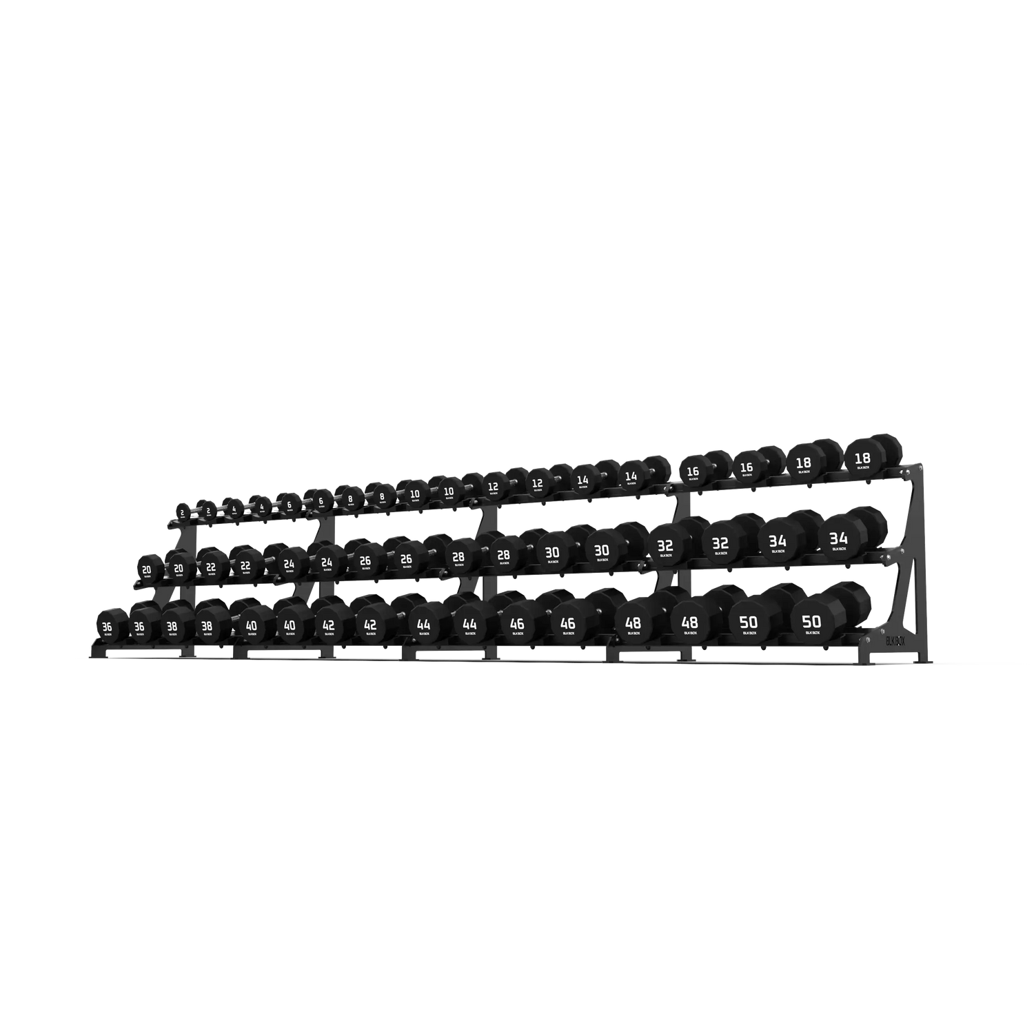 BLK BOX Premium 3 Tier Dumbbell Rack 50kg