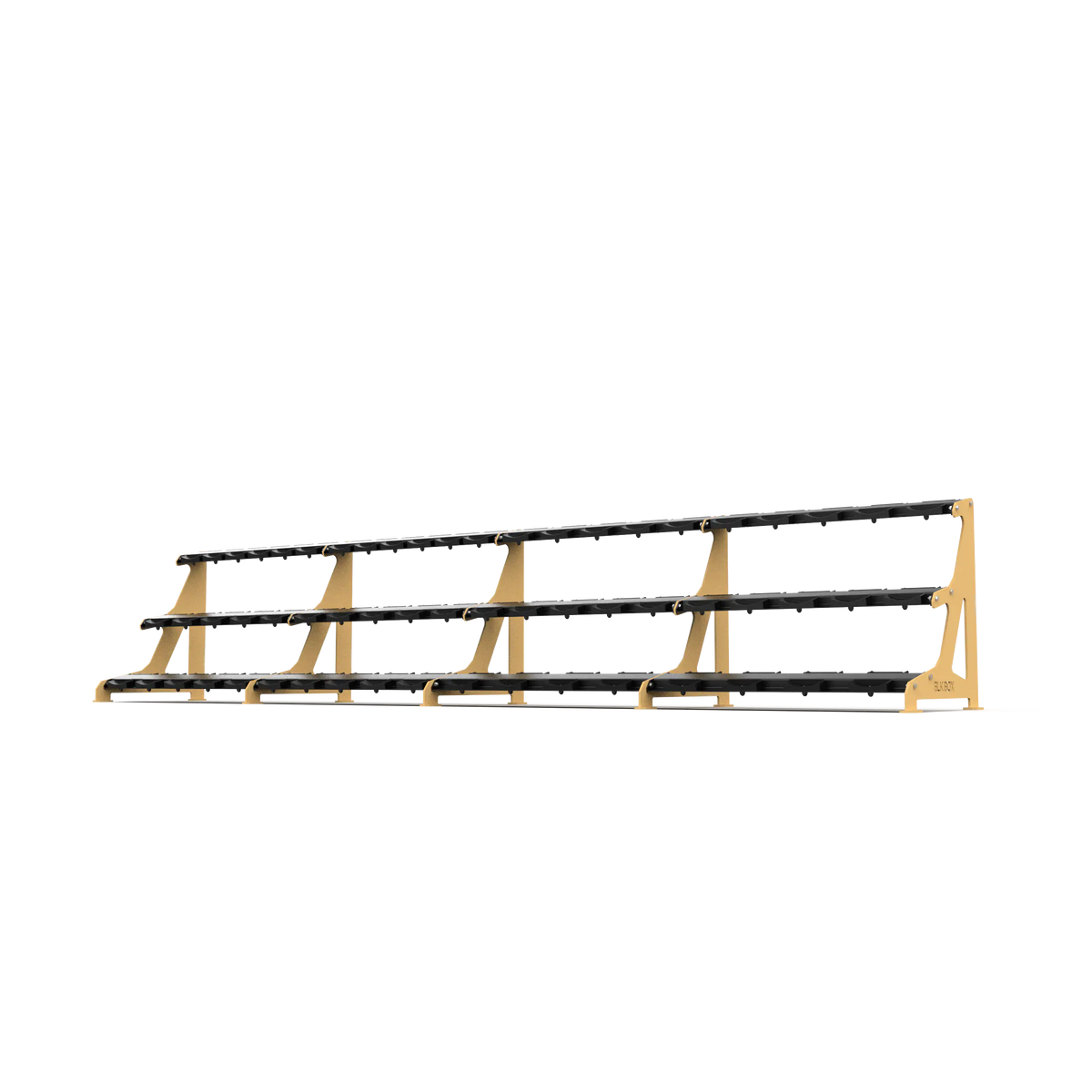 BLK BOX Premium 3 Tier Dumbbell Rack 60kg Sand