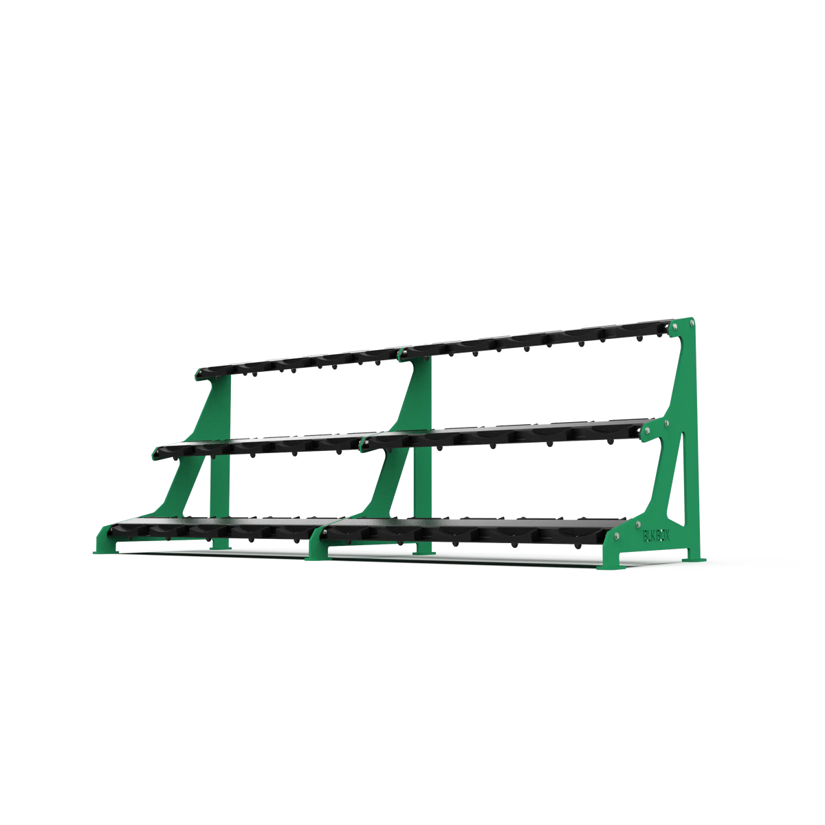 BLK BOX Premium 3 Tier Dumbbell Rack 30kg Signal Green
