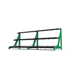 BLK BOX Premium 3 Tier Dumbbell Rack 30kg Signal Green
