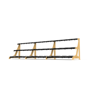 BLK BOX Premium 3 Tier Dumbbell Rack 40kg Sand Yellow