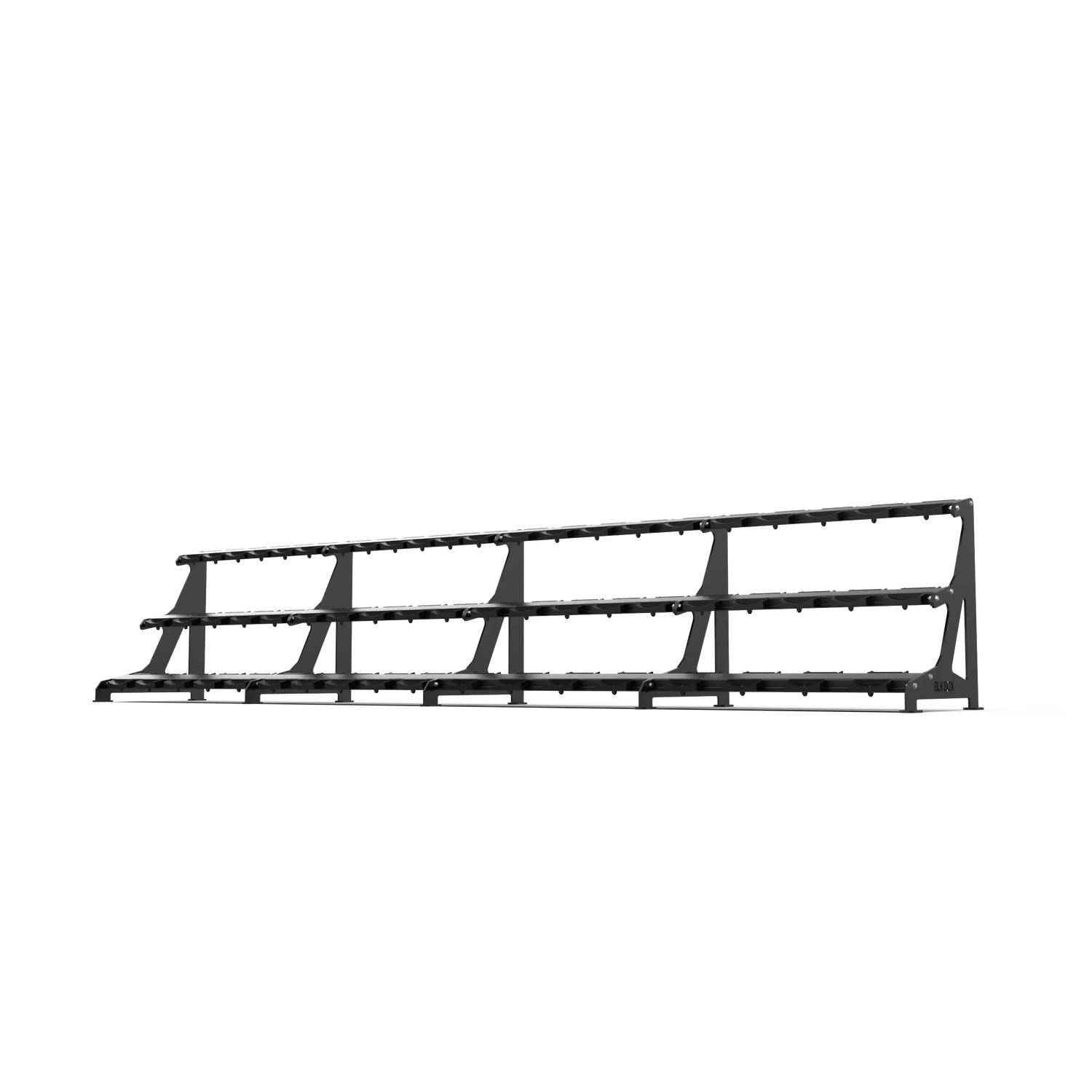 BLK BOX Premium 3 Tier Dumbbell Rack 50kg Graphite grey
