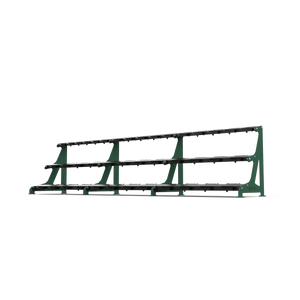 BLK BOX Premium 3 Tier Dumbbell Rack 40kg Forest Green