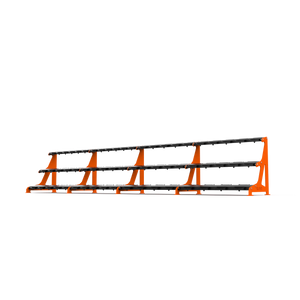 BLK BOX Premium 3 Tier Dumbbell Rack 60kg Burnt Orange
