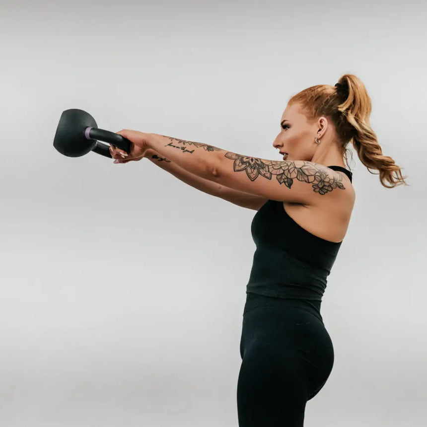 BLK BOX Premium Cast Iron Kettlebell - Dual Marked