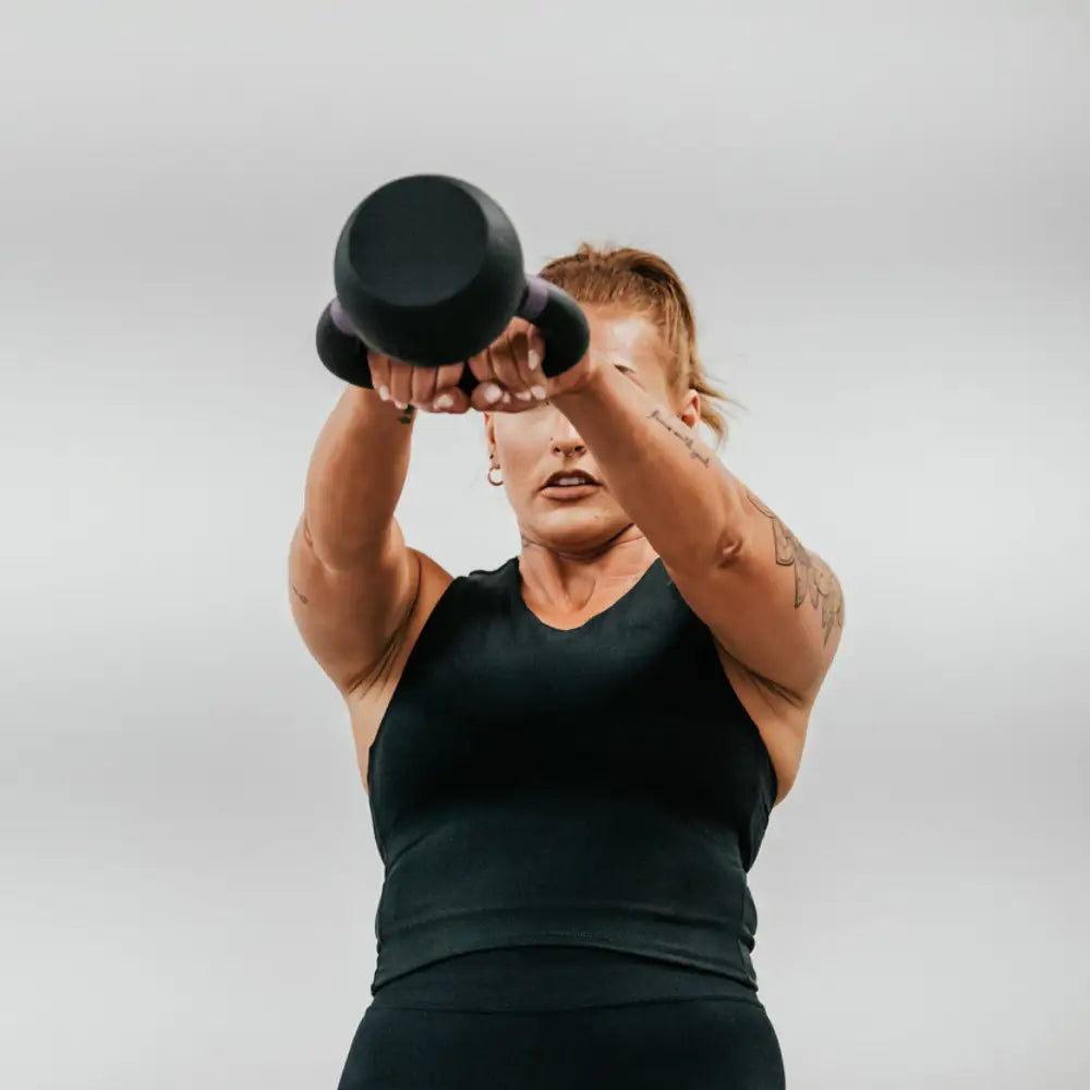 BLK BOX Premium Cast Iron Kettlebell - Dual Marked