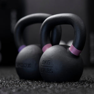 BLK BOX Premium Cast Iron Kettlebell - Dual Marked