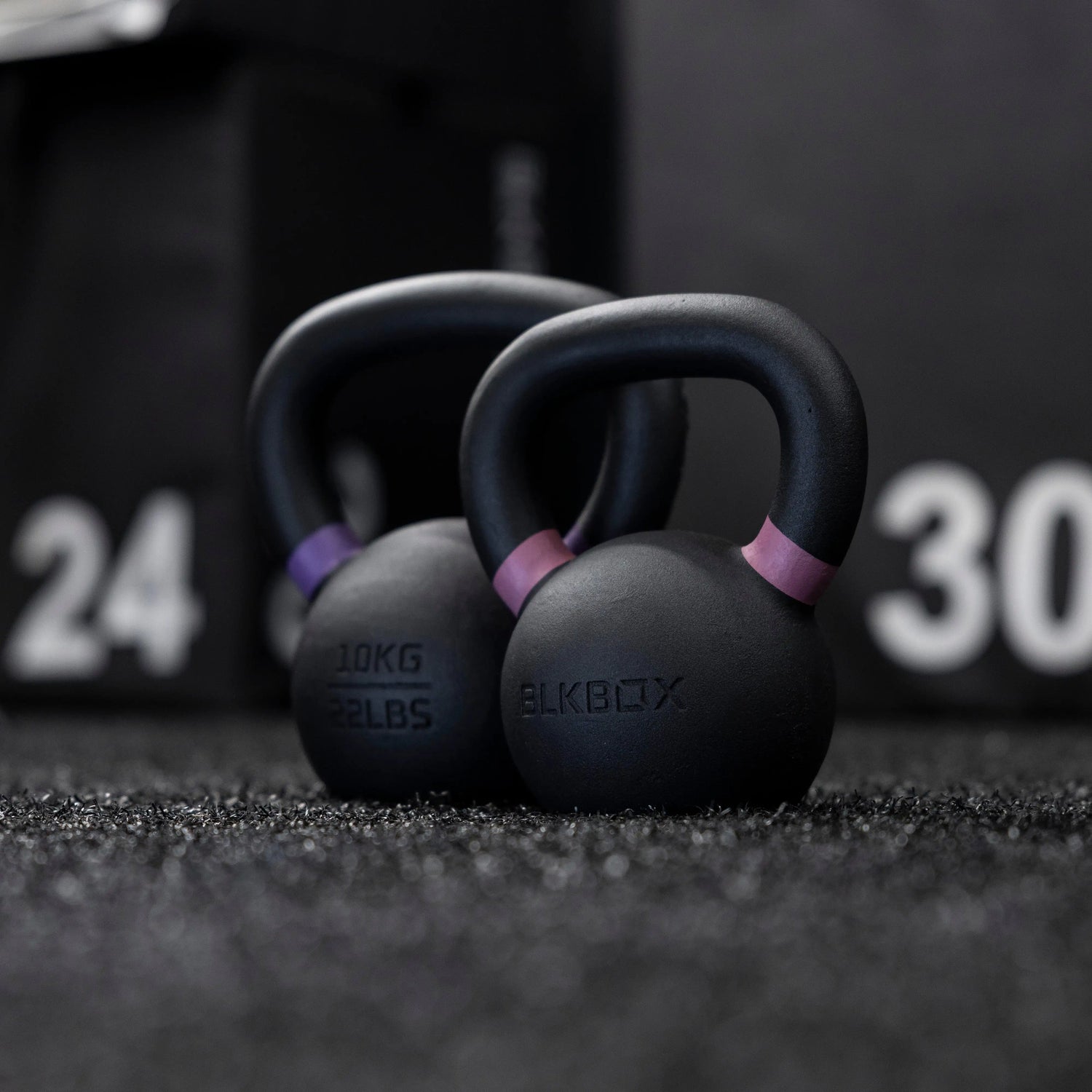 BLK BOX Premium Cast Iron Kettlebell - Dual Marked