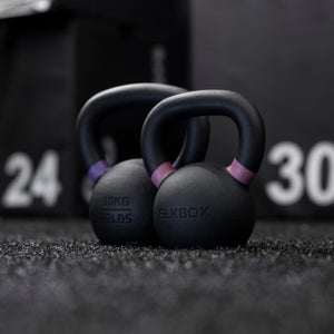 BLK BOX Premium Cast Iron Kettlebell - Dual Marked