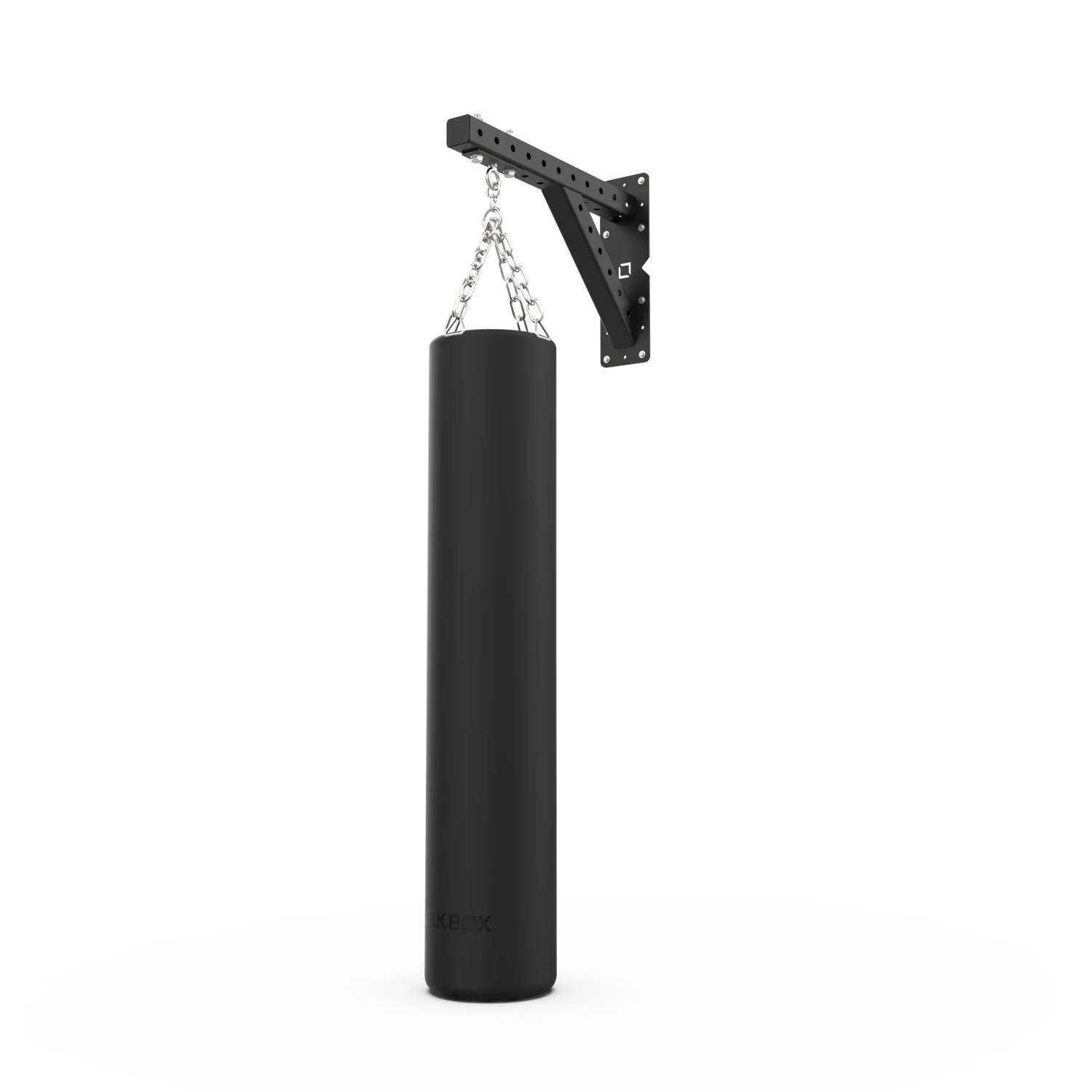 BLK BOX Wall Mounted Boxing Bag Arm with bag angled