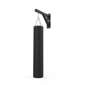 BLK BOX Wall Mounted Boxing Bag Arm with bag angled