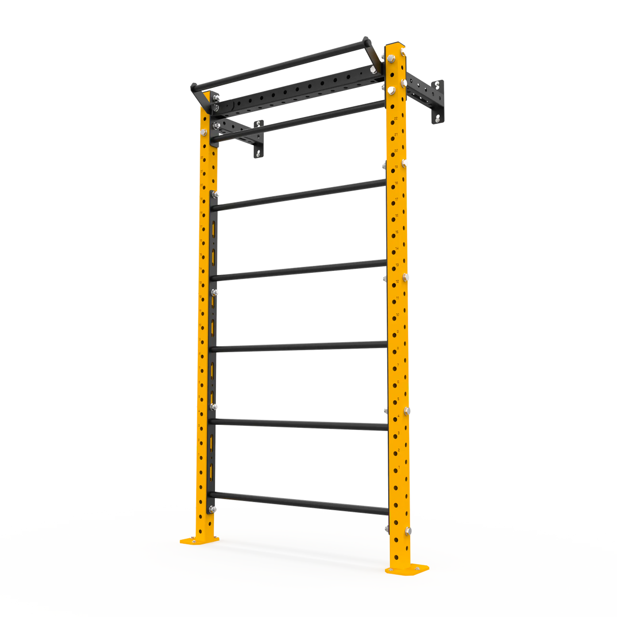 BLK BOX Wall Mounted Stall Bars 2.4m Golden Yellow