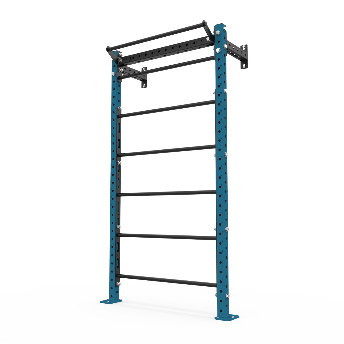 BLK BOX Wall Mounted Stall Bars 2.4m Azure Blue