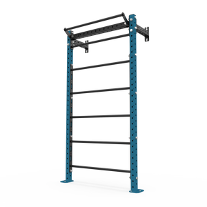 BLK BOX Wall Mounted Stall Bars 2.4m Azure Blue