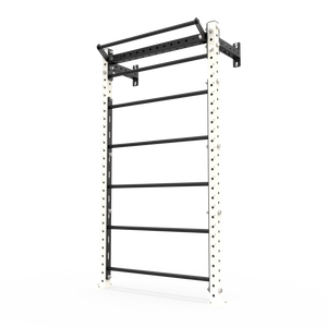 BLK BOX Wall Mounted Stall Bars 2.2m Pure White
