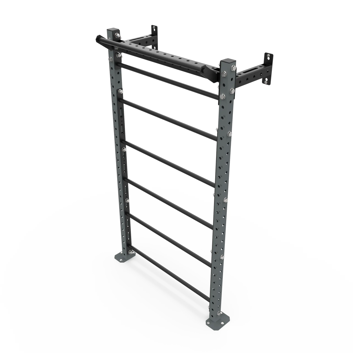 BLK BOX Wall Mounted Stall Bars 2.2m Graphite Grey