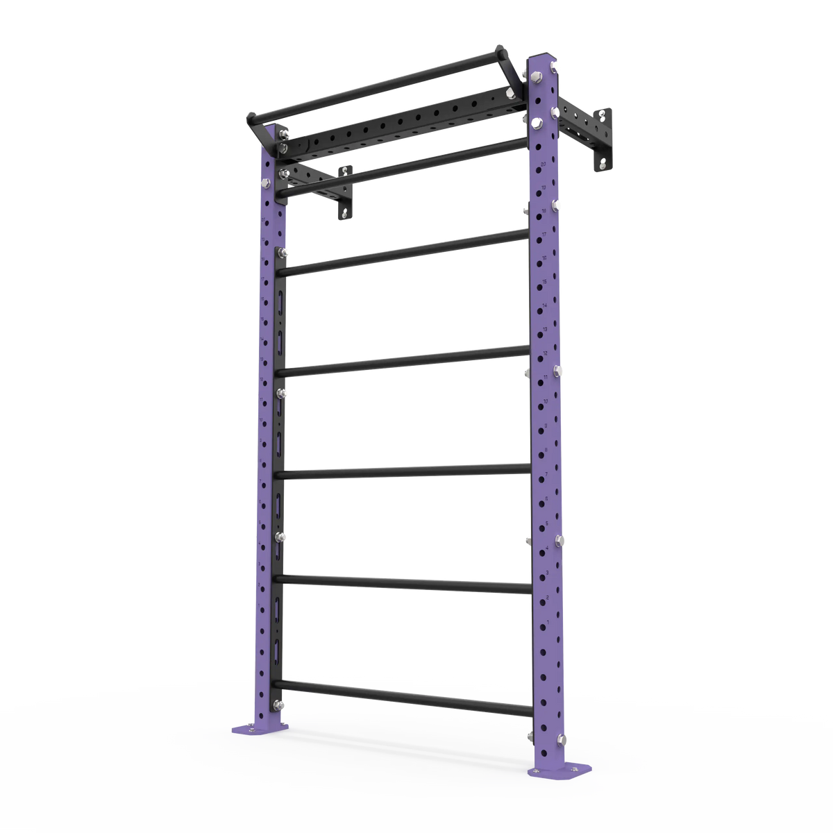 BLK BOX Wall Mounted Stall Bars 2.2m Purple Lilac