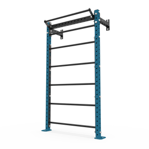 BLK BOX Wall Mounted Stall Bars 2.2m Azure Blue