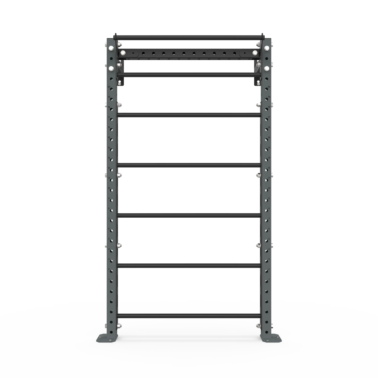 BLK BOX Wall Mounted Stall Bars front view