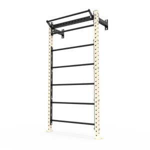 BLK BOX Wall Mounted Stall Bars 2.4m Flat White