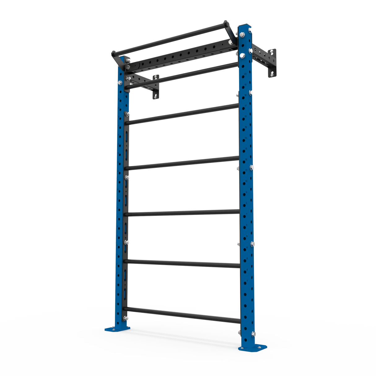 BLK BOX Wall Mounted Stall Bars 2.2m Signal Blue