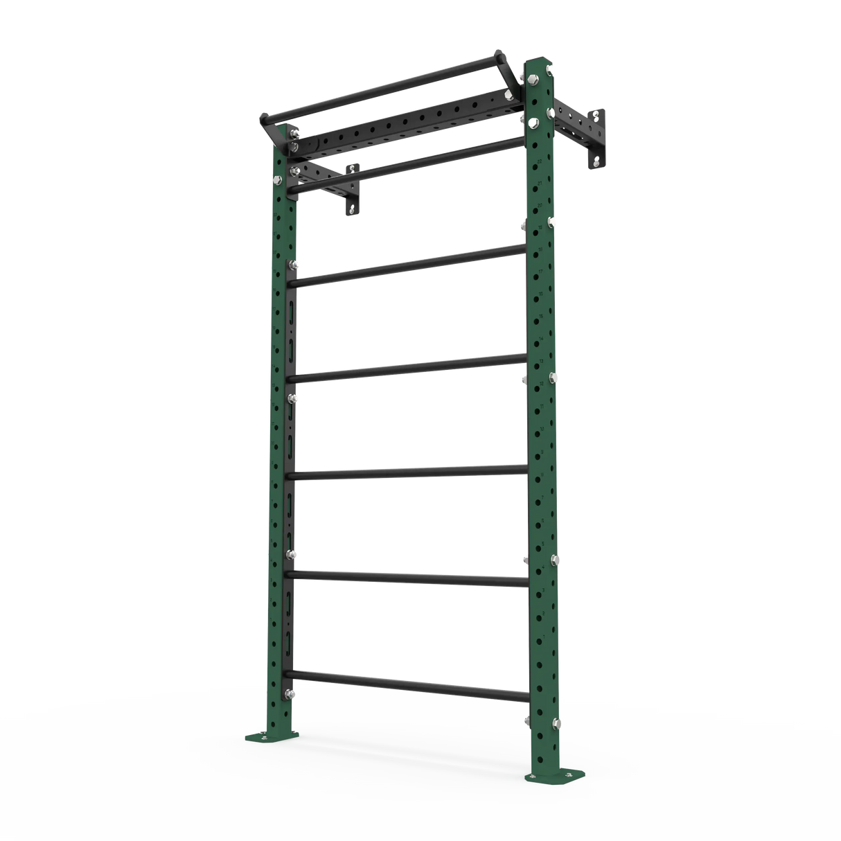 BLK BOX Wall Mounted Stall Bars 2.4m Forest Green