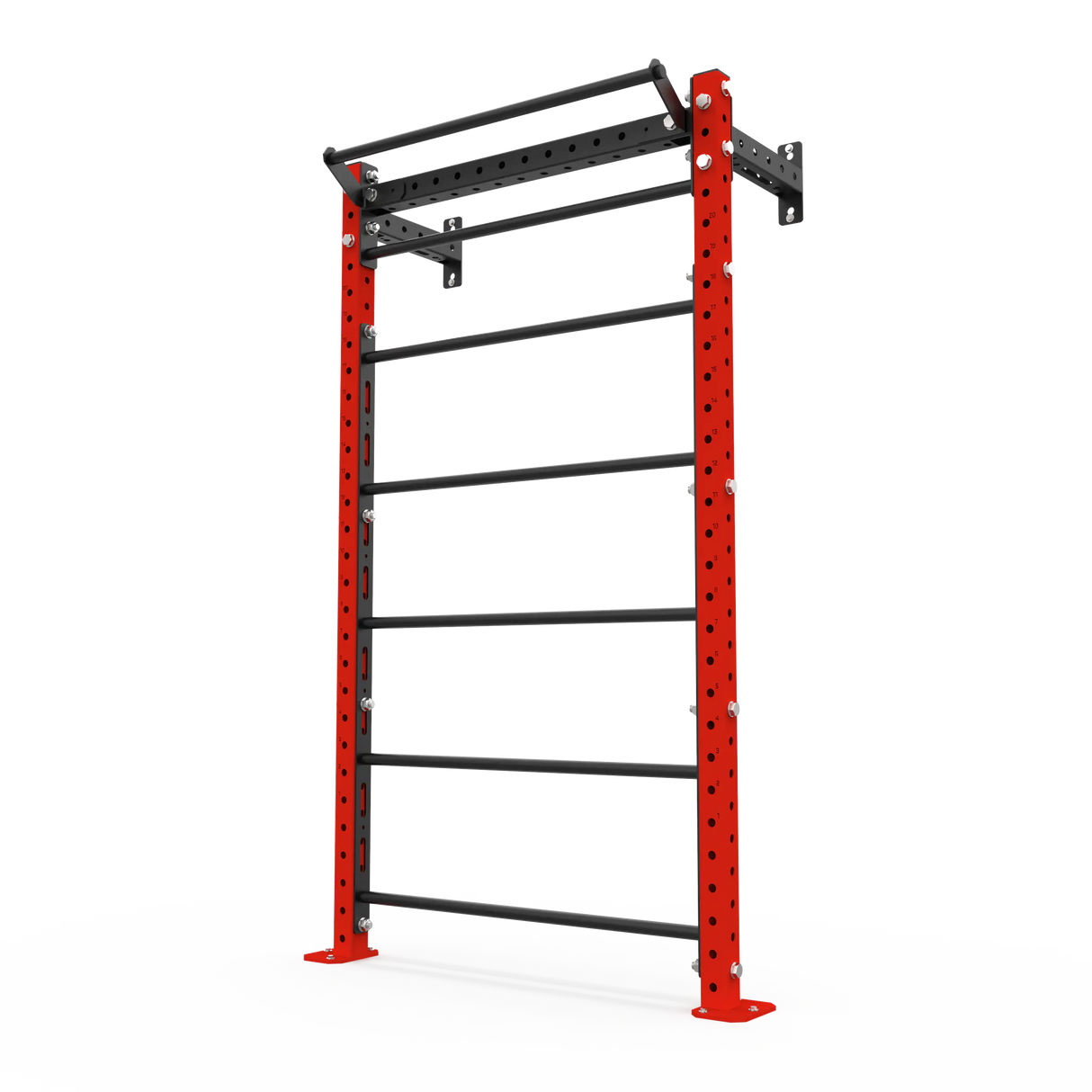 BLK BOX Wall Mounted Stall Bars 2.2m Traffic Red