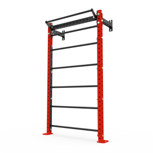 BLK BOX Wall Mounted Stall Bars 2.2m Traffic Red