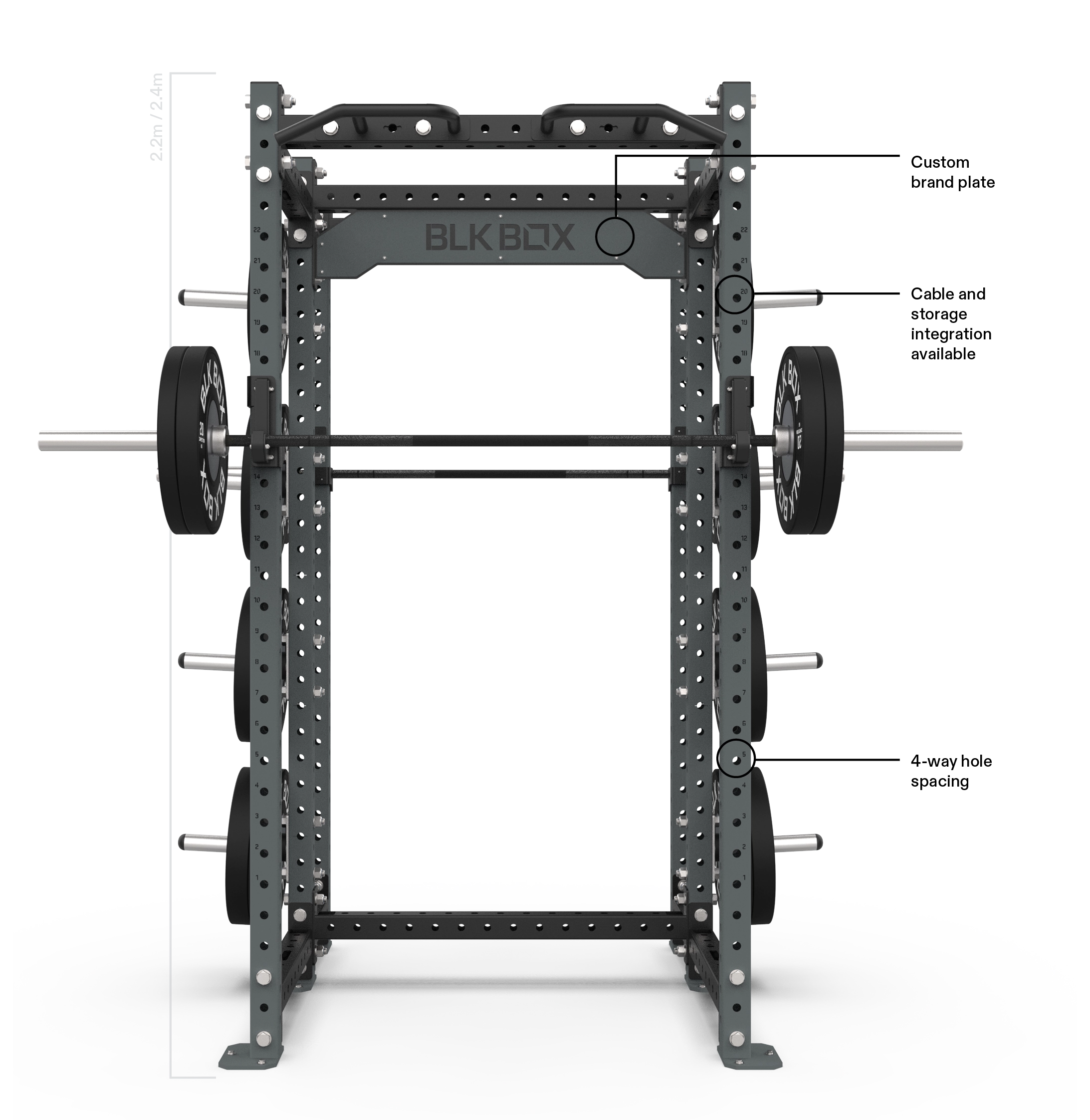 BLK BOX 3 Series Full/Compact Combo Rack | BLK BOX