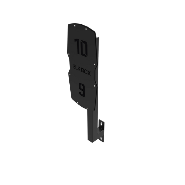 Competition Rig Mounted Wall Ball Target with Extension Arm-BLK BOX