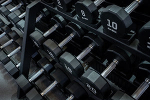 12-Sided Urethane Dumbbell Set - (2-40kg) (20 pairs)