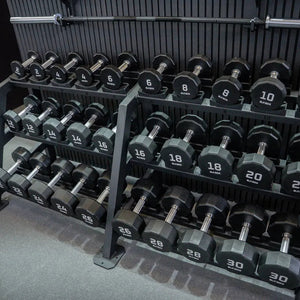 12-Sided Urethane Dumbbell Set - (2-40kg) (20 pairs)