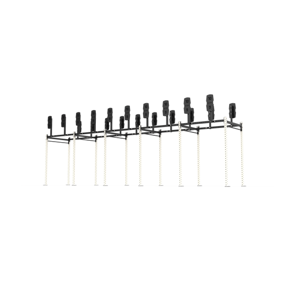 Free Standing Competition Rig with Wall Ball Targets-BLK BOX
