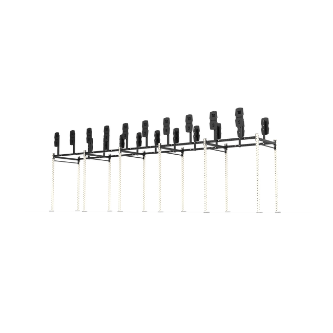 Free Standing Competition Rig with Wall Ball Targets-BLK BOX
