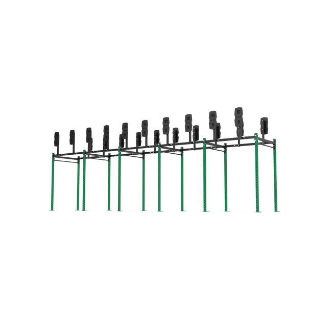 Free Standing Competition Rig with Wall Ball Targets-BLK BOX