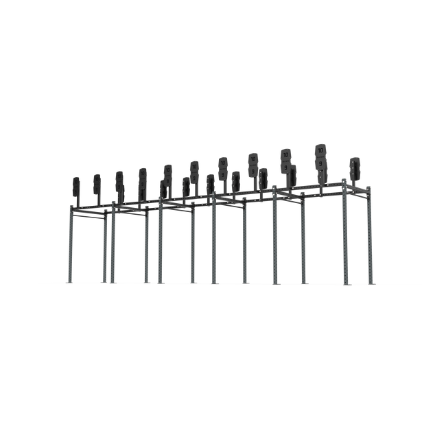 Free Standing Competition Rig with Wall Ball Targets-BLK BOX