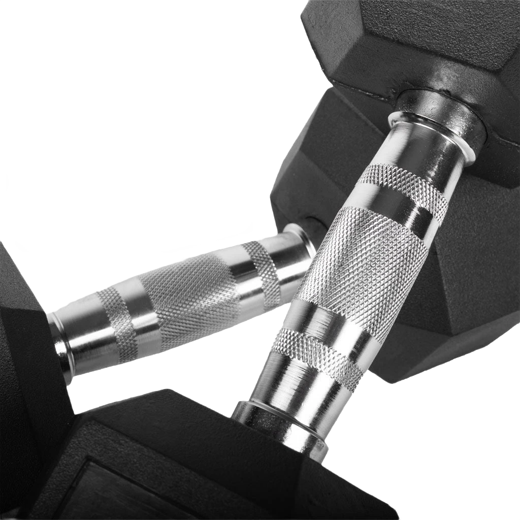 Rubber Hex Dumbbell Weight Set: 1kg - 10kg