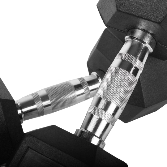 Rubber Hex Dumbbell Weight Set: 1kg - 10kg