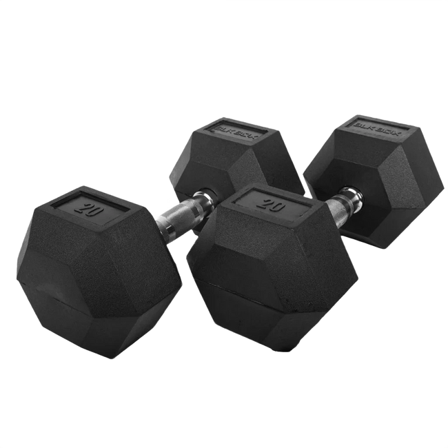 Rubber Hex Dumbbell Weight Set: 1kg - 10kg