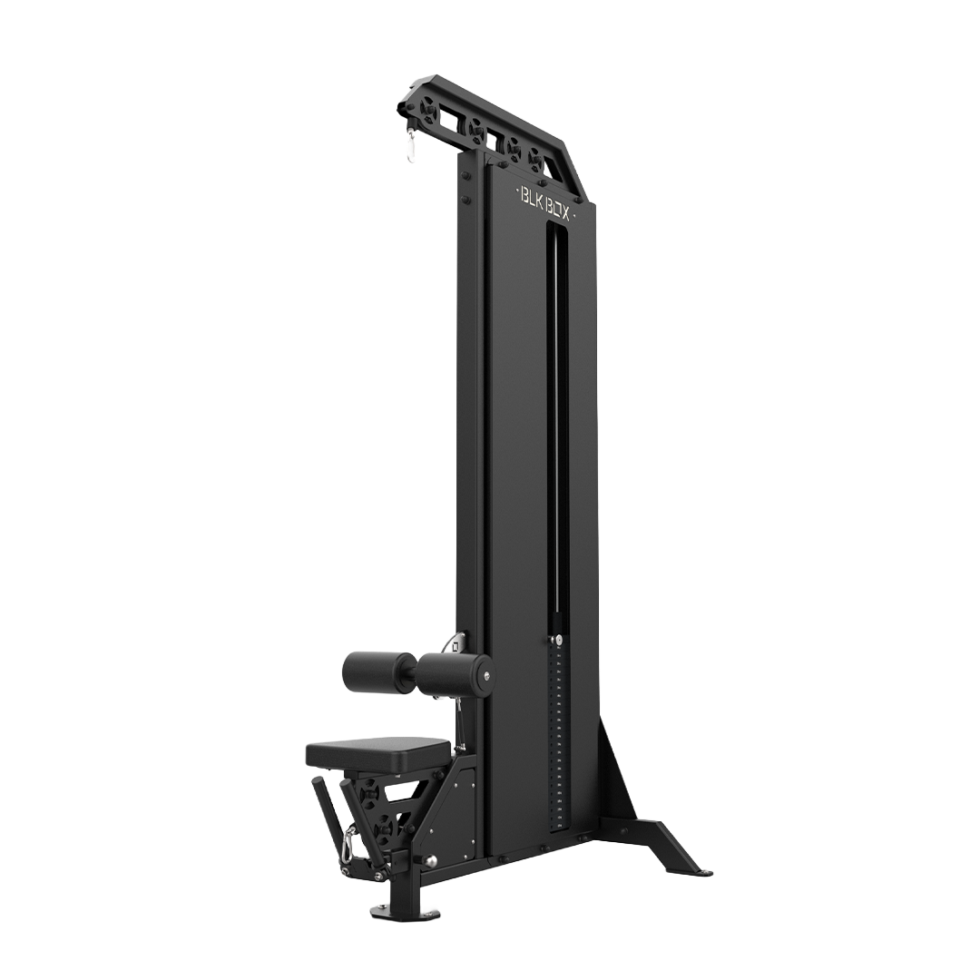 Lat Pulldown Low Row Machine-Pin Loaded Strength Machines-BLK BOX