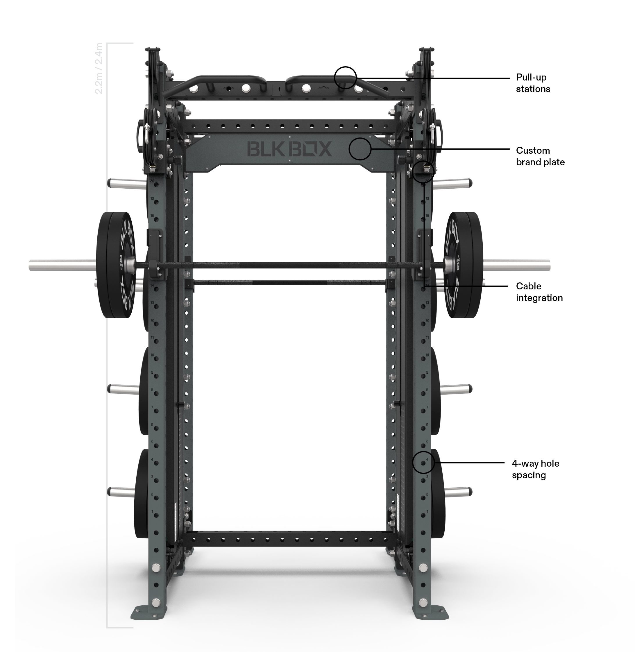 BLK BOX Nexus 3 Series Full/Full Combo Rack | BLK BOX