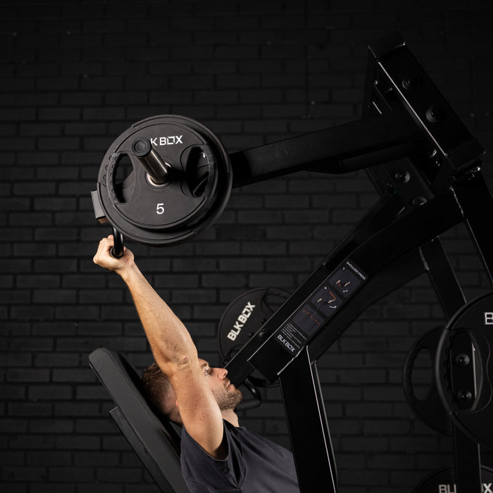 Plate Loaded Shoulder Press extension side angle