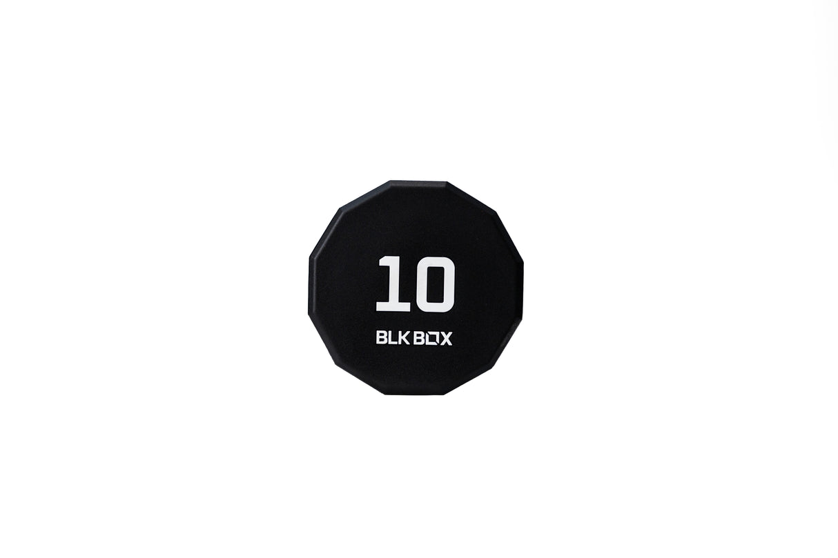 BLK BOX 12 Sided Fixed Barbell – full length
