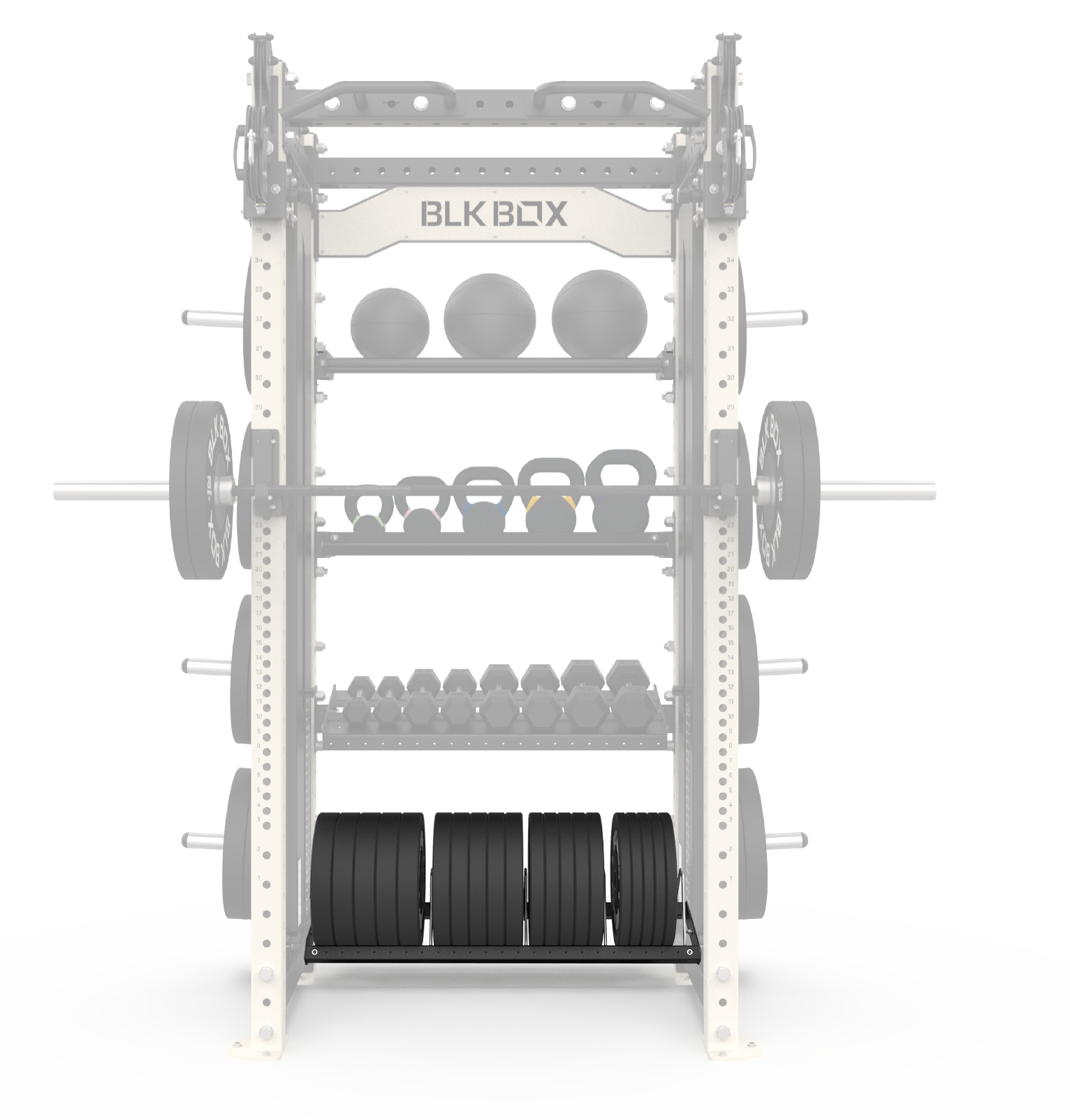 Bl Shelf 1 Series Bumper Shelf - BLK BOX