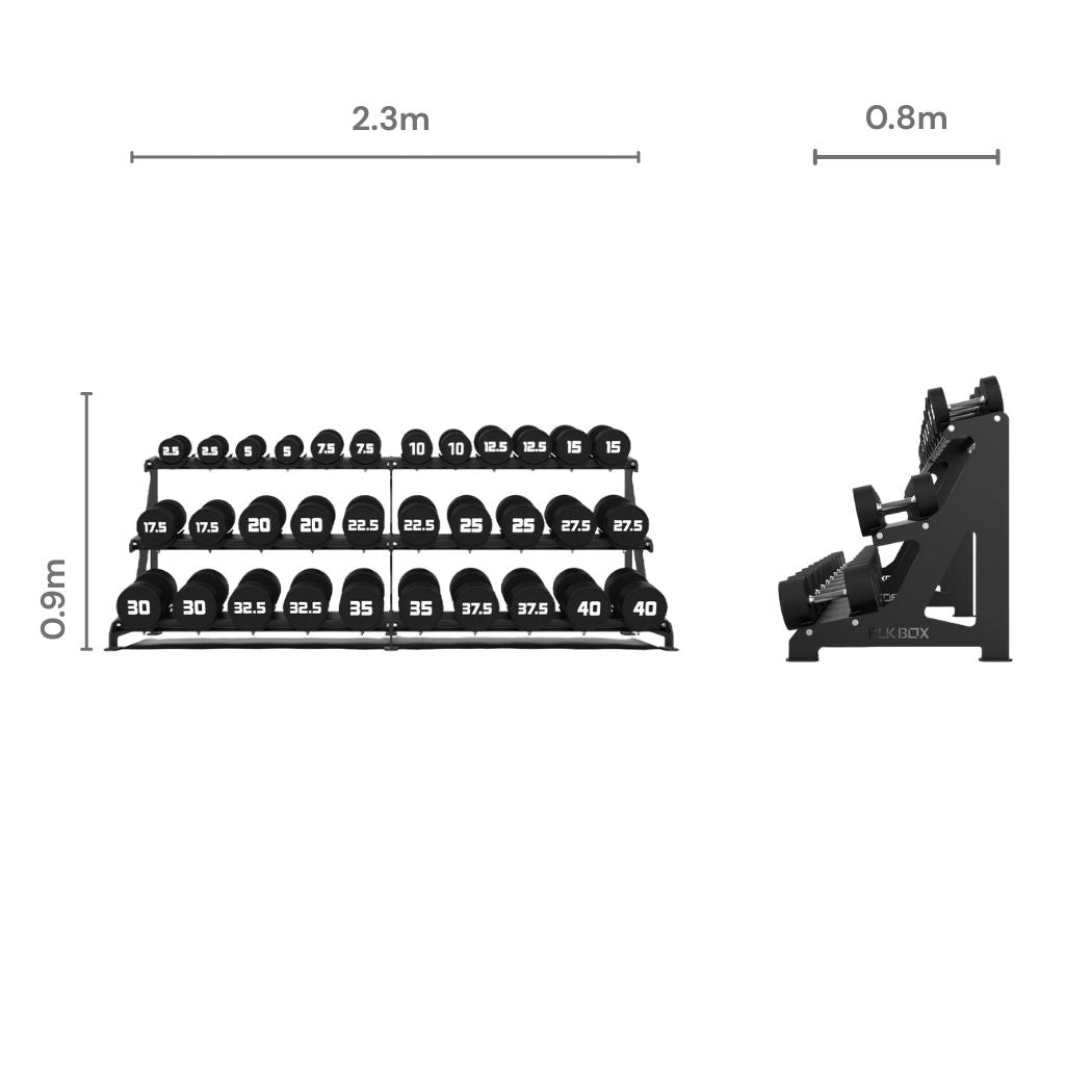Round Dumbbell Rack