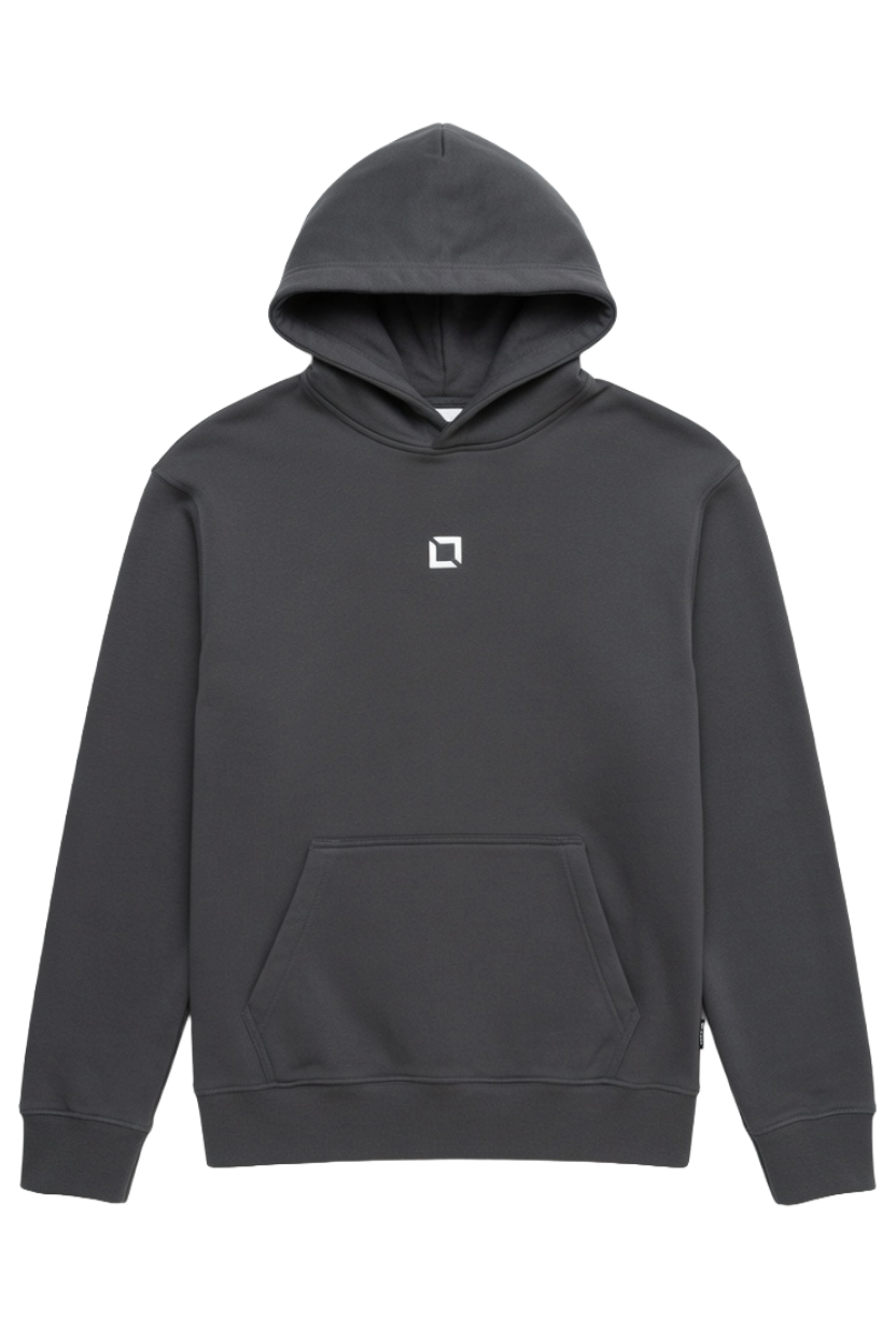 Sweat à capuche gris délavé
