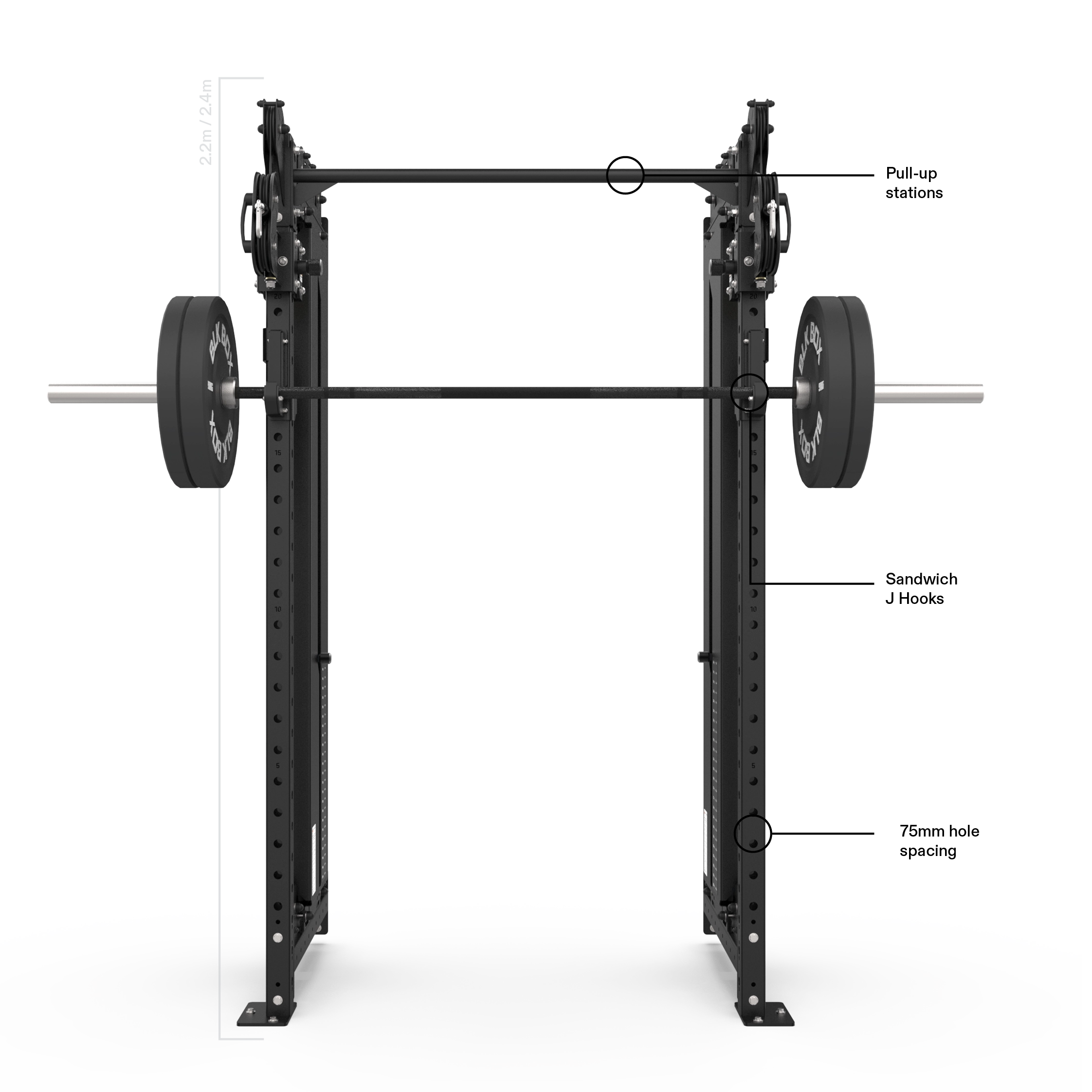BLK BOX 1 Series Wall Mounted Rack with Cables | BLK BOX