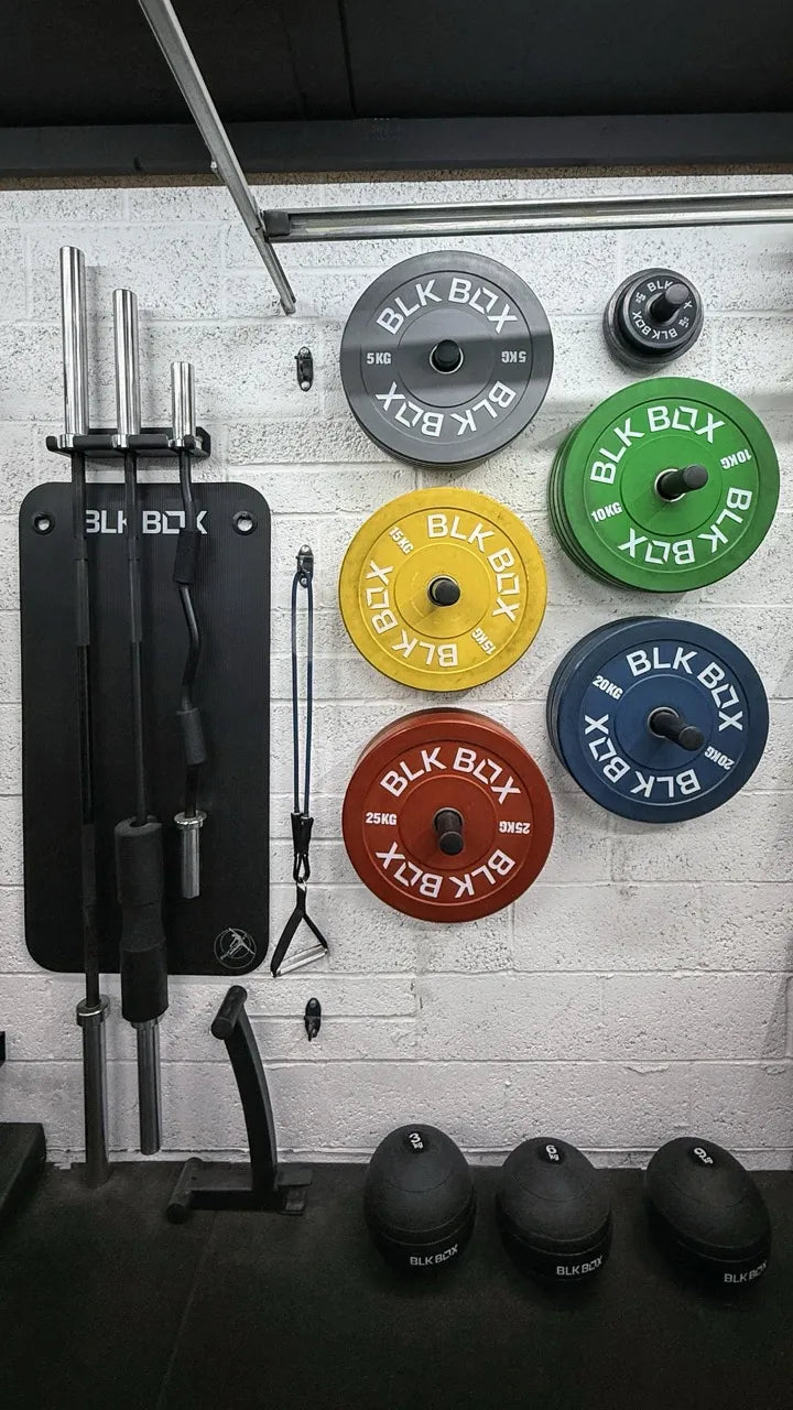 Wall Mounted Bumper Plate Storage